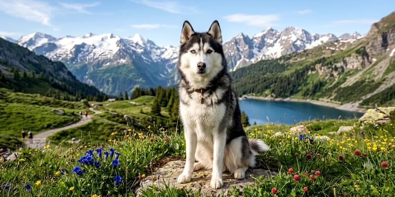 Husky le chien le plus beau au monde